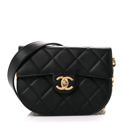 Chanel Caviar Quilted Moon Messenger Black 1 of 12