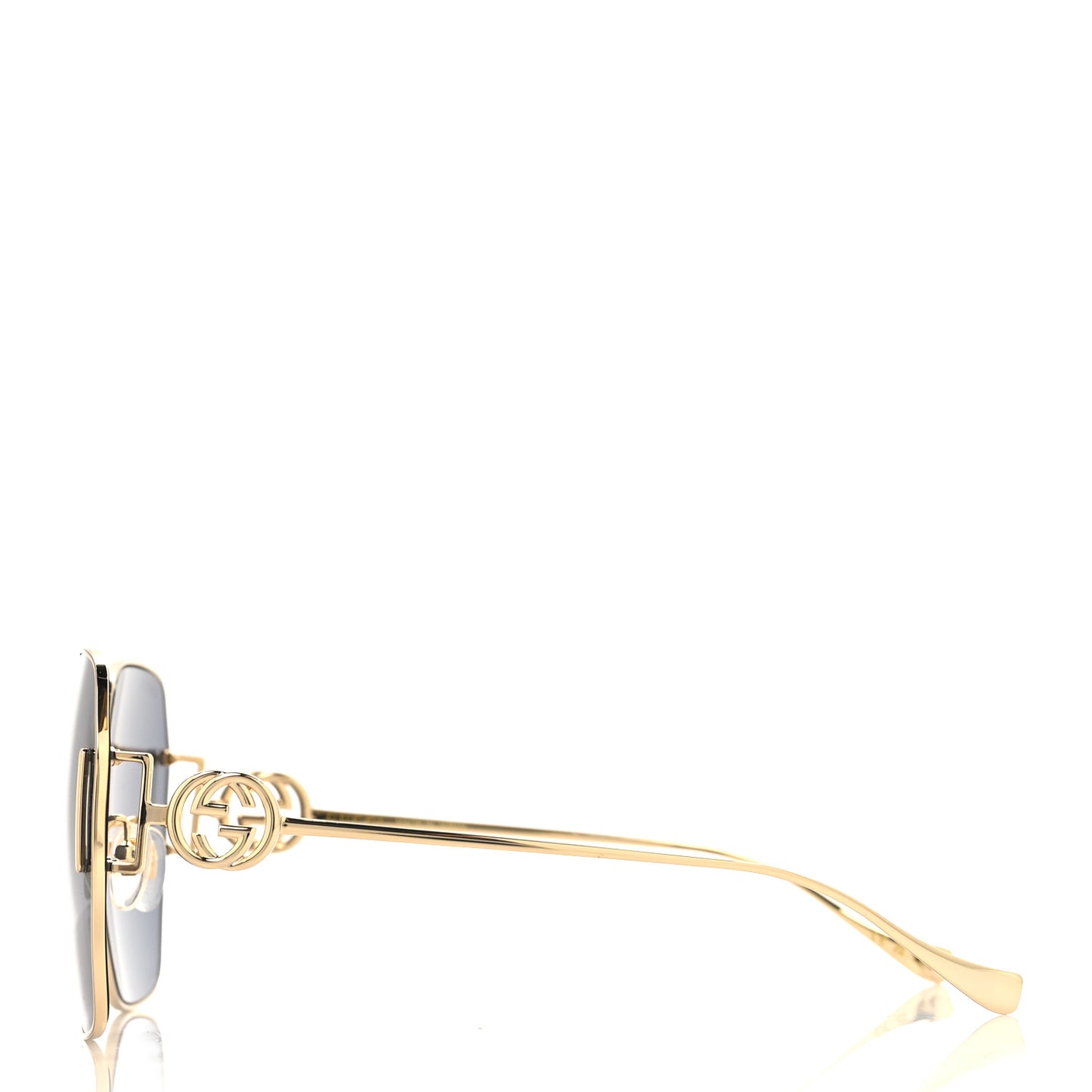 Square Aviator Sunglasses GG1207SA Gold