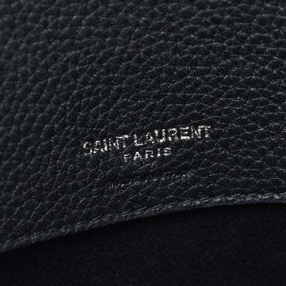 Saint Laurent Grained Calfskin Small Supple Sac De Jour Black 5 of 10