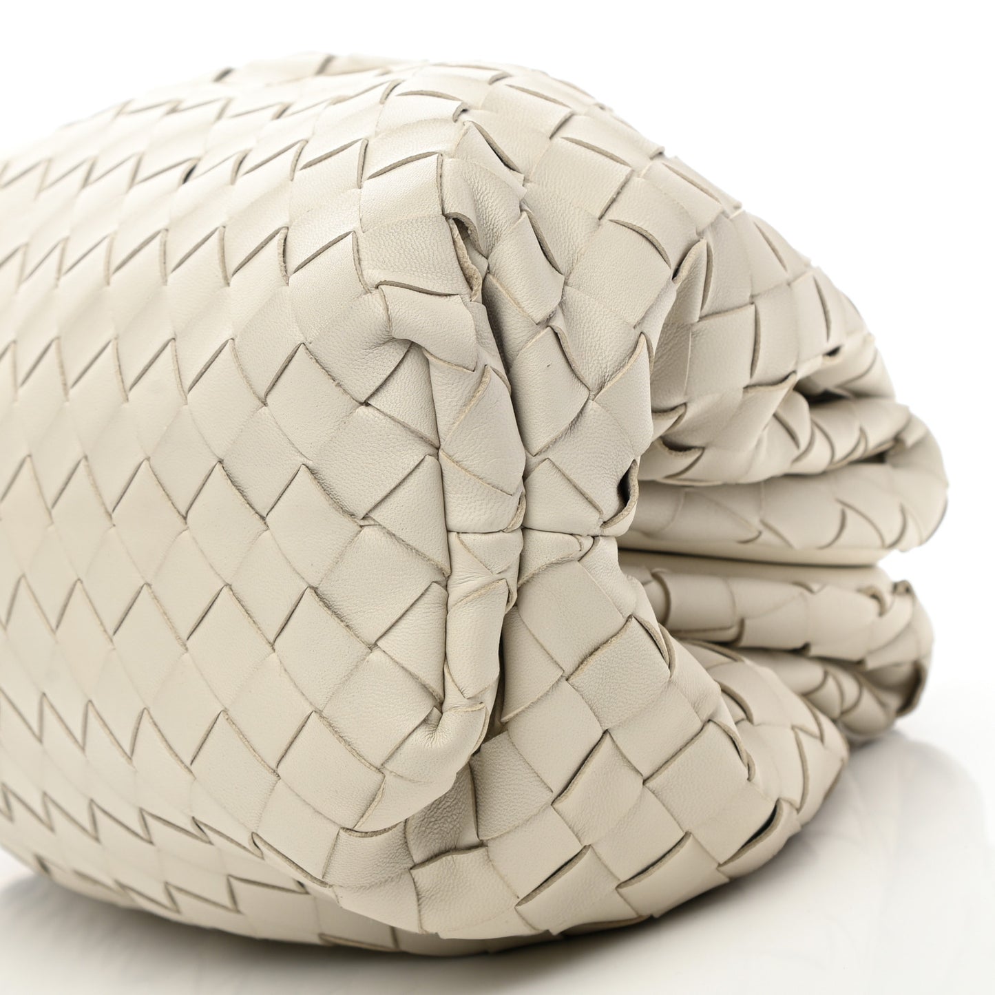 Nappa Maxi Intrecciato The Pouch Oversized Clutch Plaster