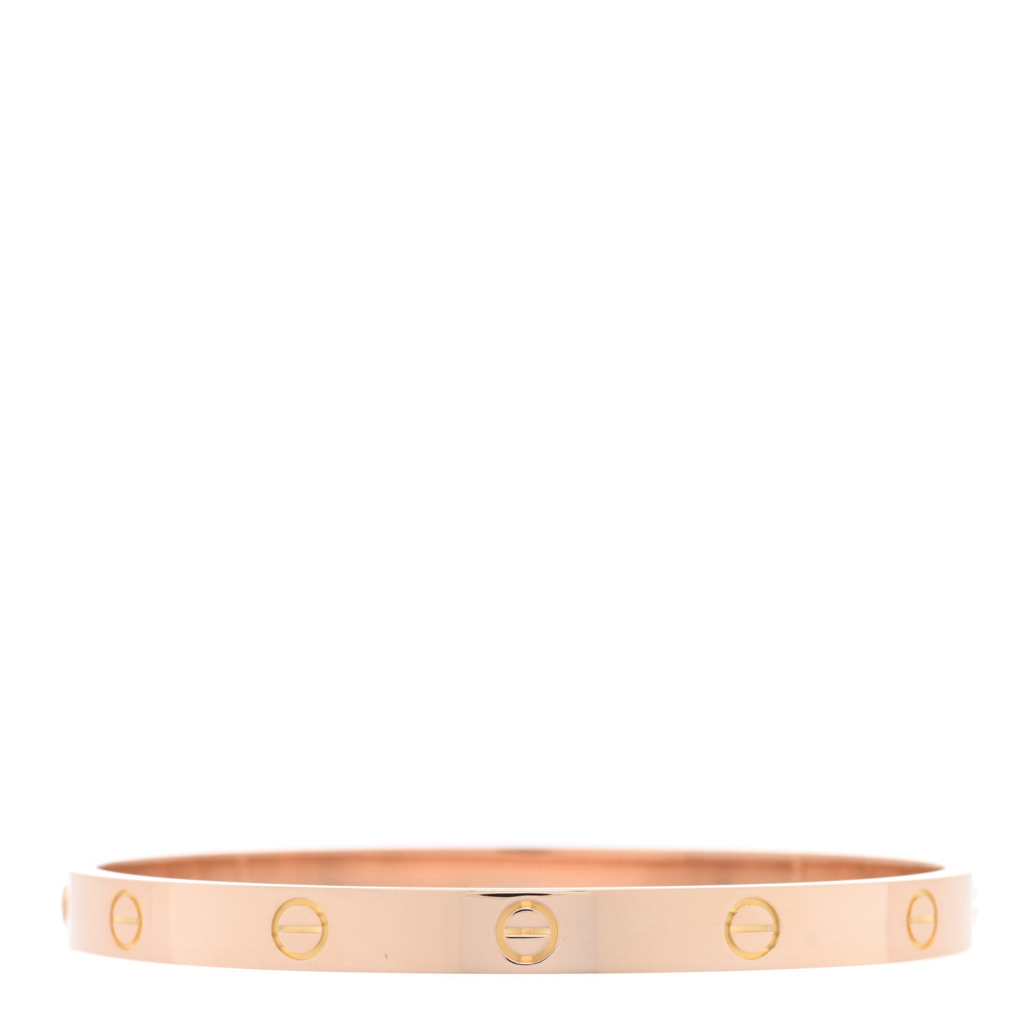 Cartier 18K Pink Gold LOVE Bracelet 19 2 of 7