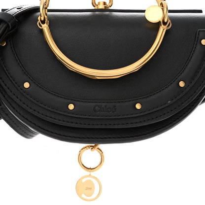 Chloe Calfskin Small Nile Bracelet Minaudiere Bag Black 9 of 13
