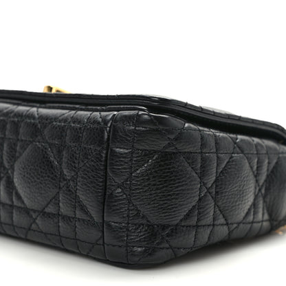 Christian Dior Calfskin Cannage Small Caro Bag Black 9 of 14