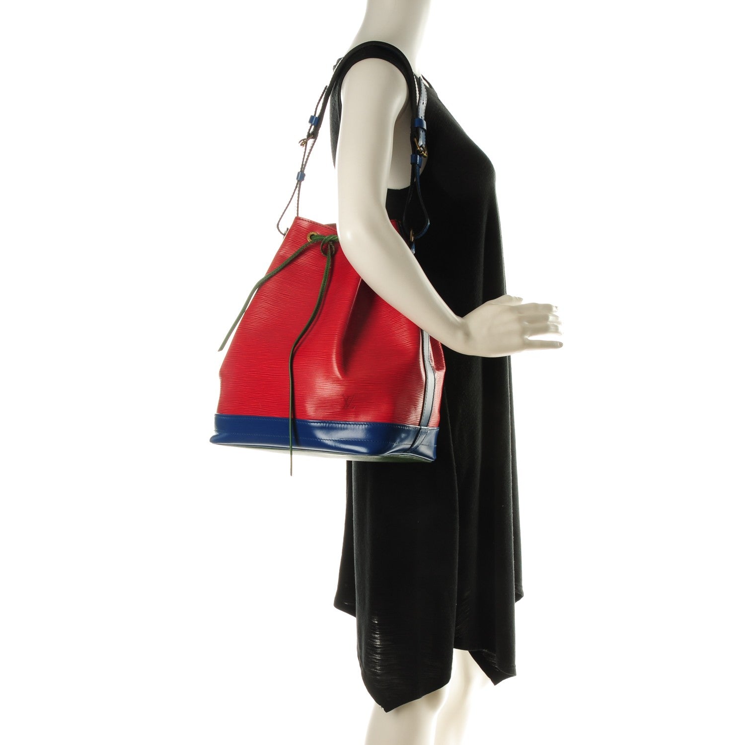 Louis Vuitton Epi Tri-Color Noe Castillan Red Toledo Borneo 2 of 13