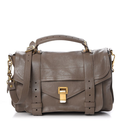Proenza Schouler Lambskin Medium PS1 Satchel Smoke 1 of 7