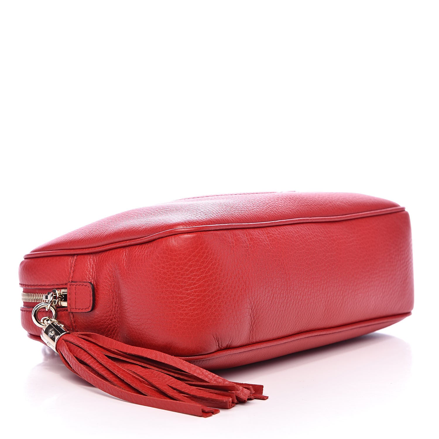 Gucci Pebbled Calfskin Small Soho Bowler Tabasco Red 4 of 9