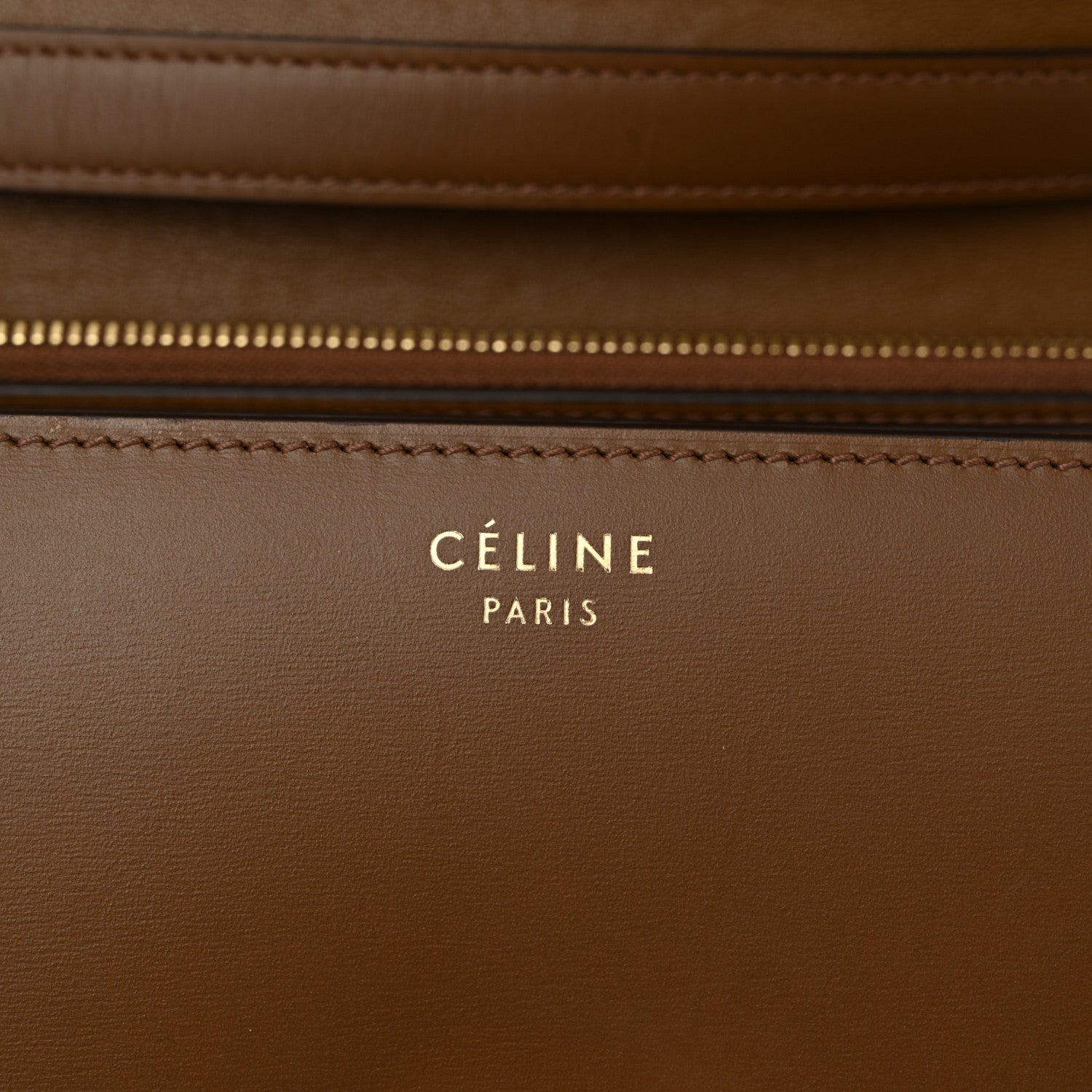 Celine Box Calfskin Medium Classic Box Flap Bag Camel 6 of 13