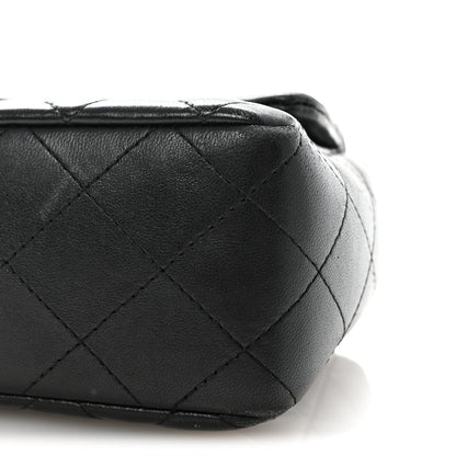 Chanel Lambskin Quilted Mini Rectangular Flap Black 10 of 10