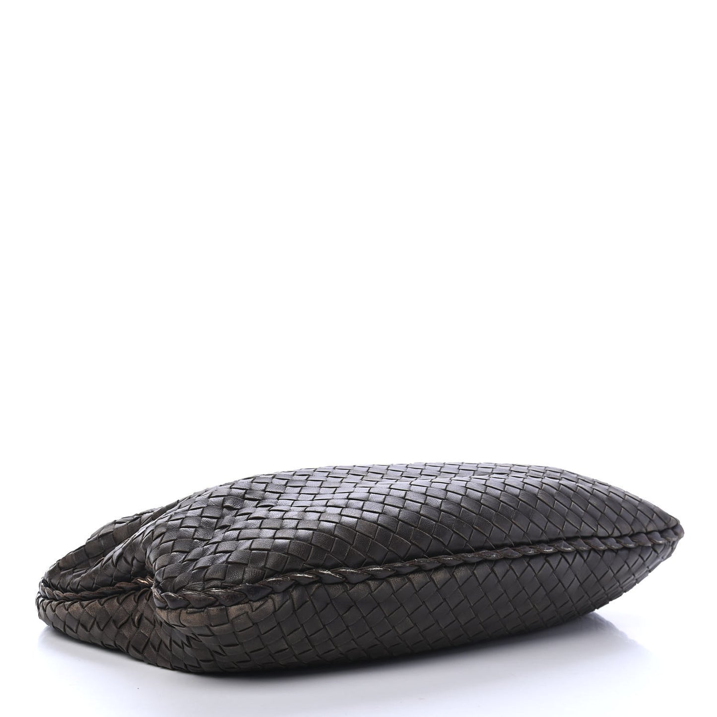 Nappa Intrecciato Medium Veneta Hobo Ebano