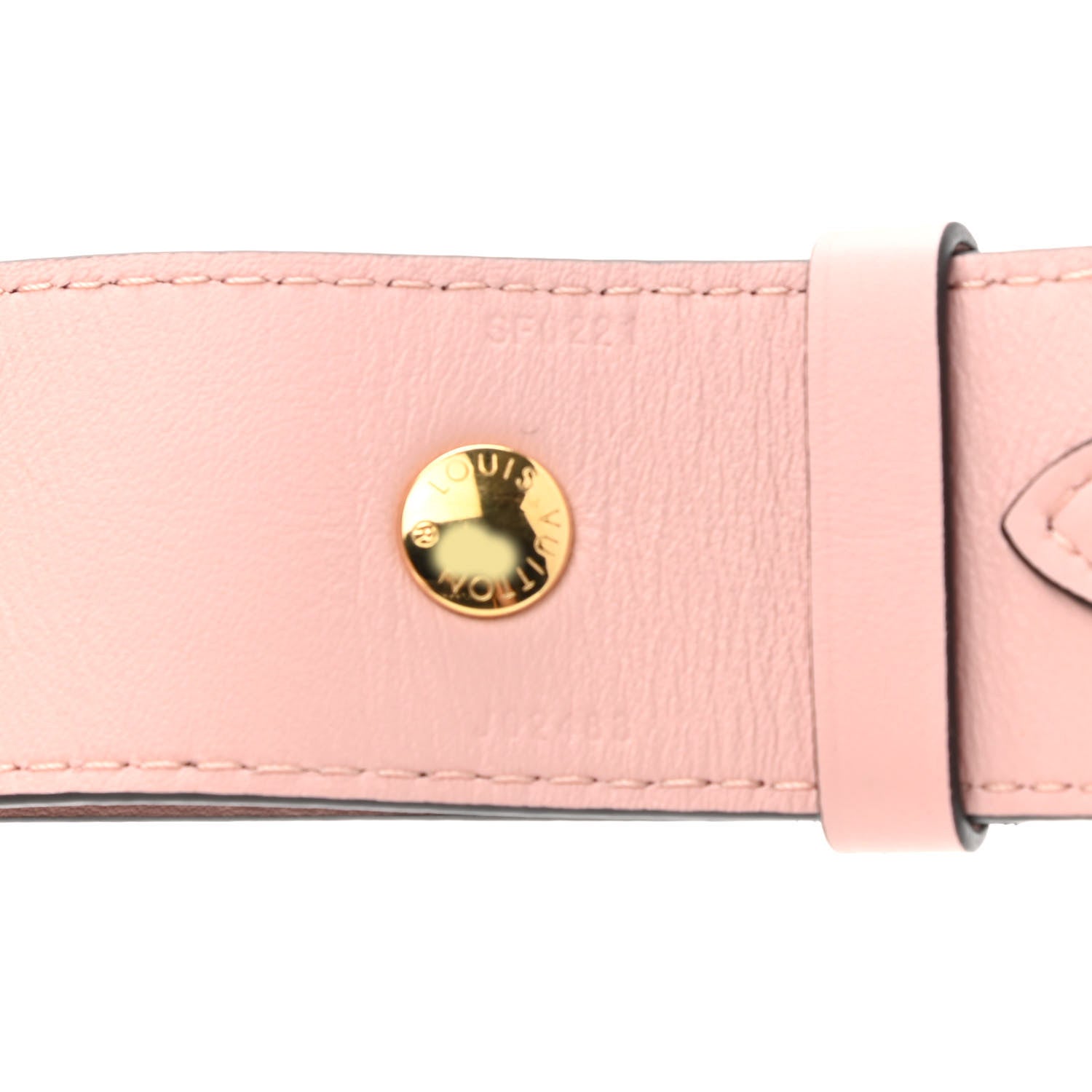Louis Vuitton Monogram Adjustable Bandouliere Shoulder Strap Rose Ballerine 3 of 5