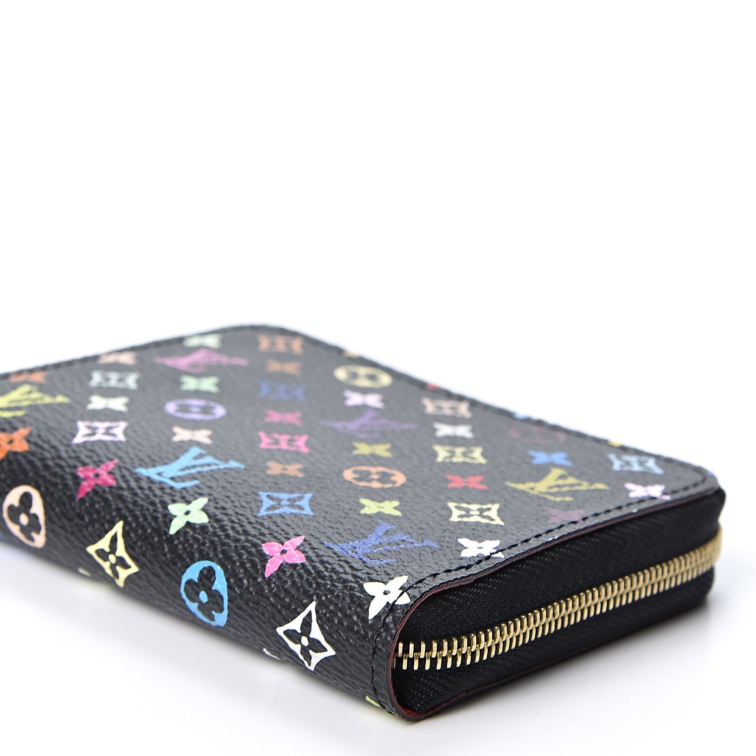 Louis Vuitton Monogram Multicolor Zippy Coin Purse Black Grenade 8 of 9