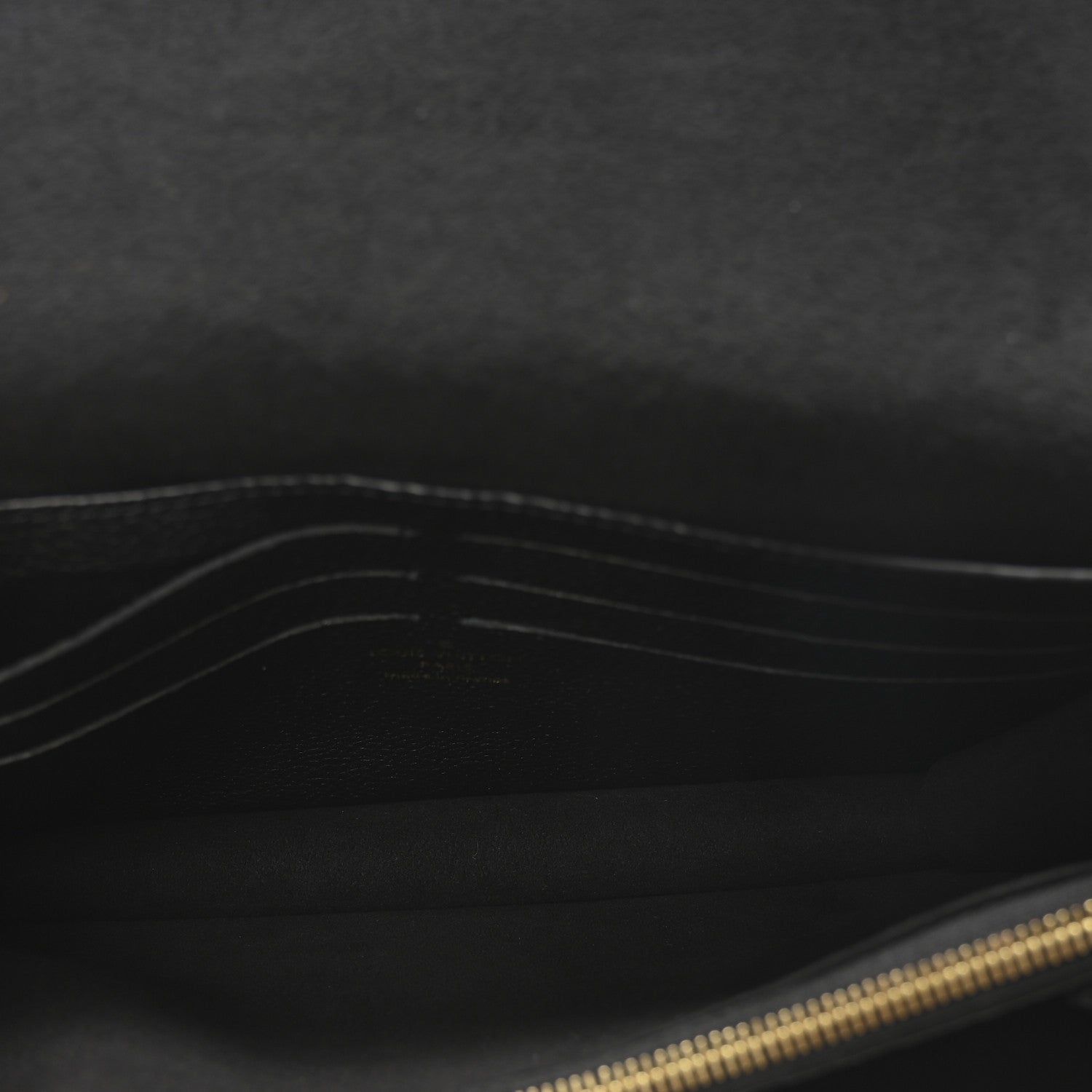 Louis Vuitton Empreinte Vavin Chain Wallet Black 5 of 10