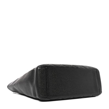 Chanel Caviar Quilted Petit Shopping Tote PST Black 4 of 11