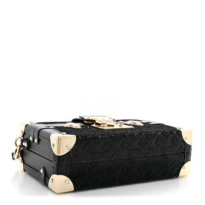 Louis Vuitton Sequins Petite Malle Black 4 of 9