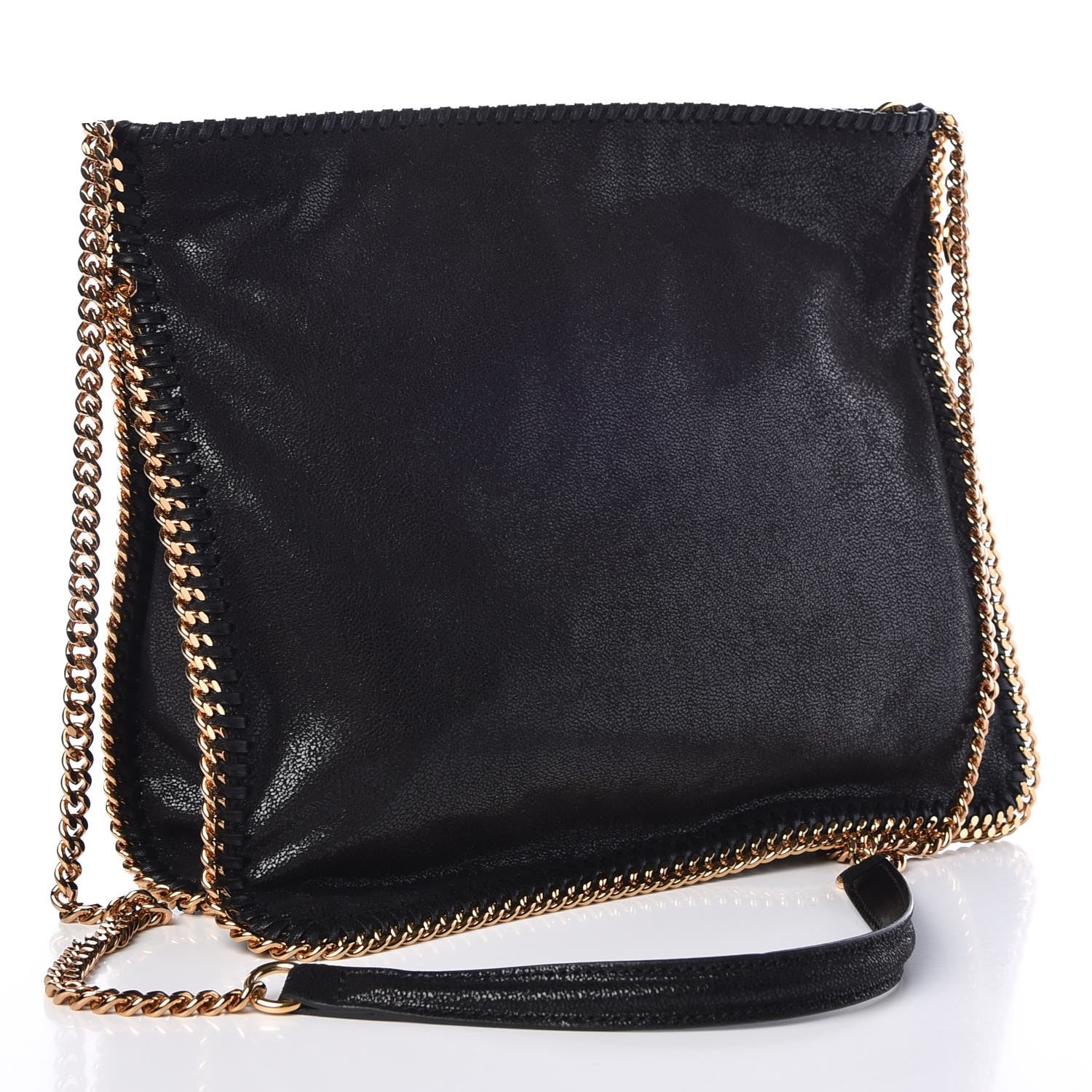 Stella McCartney Shaggy Deer Medium Falabella Crossbody Bag Black 3 of 6