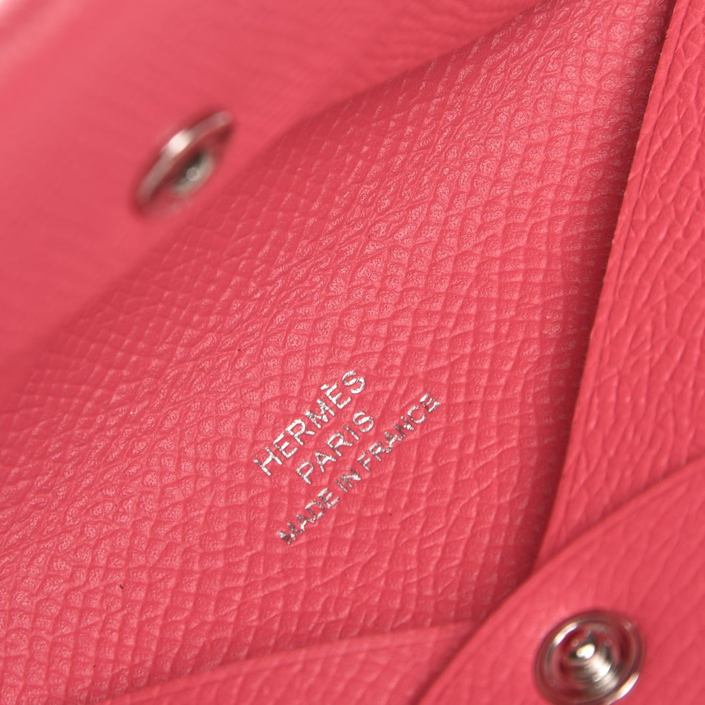 Epsom Calvi Card Case Rose Azalee