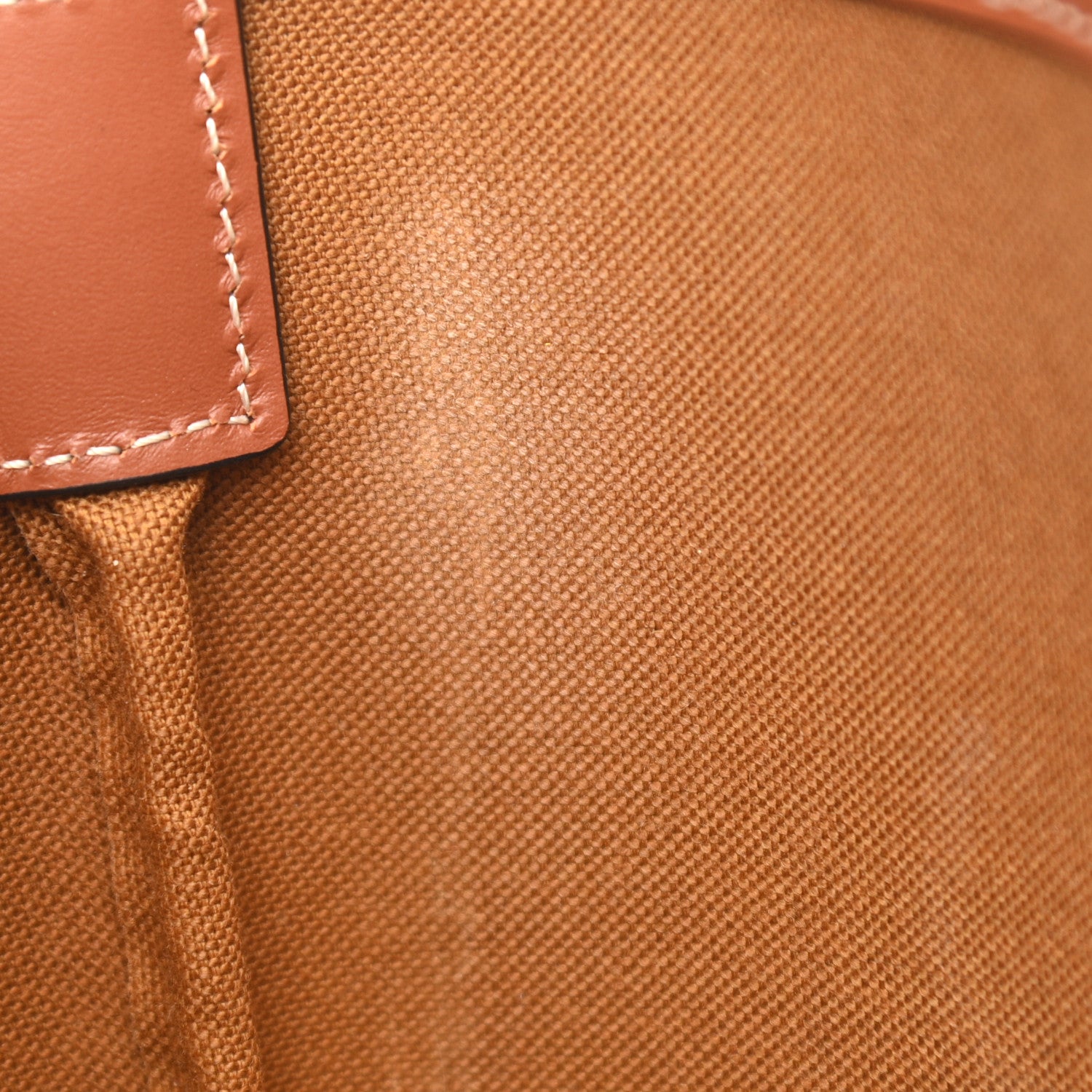 Celine Triomphe Canvas Calfskin Small Bucket Bag Tan 10 of 10