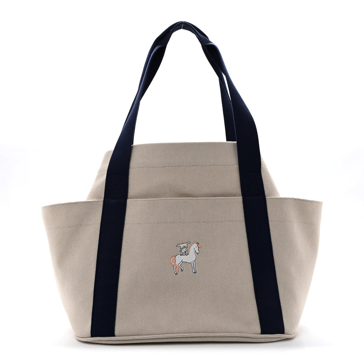 Hermes H Canvas Cabriole Nappy Bag Gris Perle 1 of 13