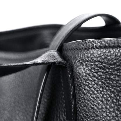 Prada Vitello Daino Pocket Shopping Tote Black 15 of 16