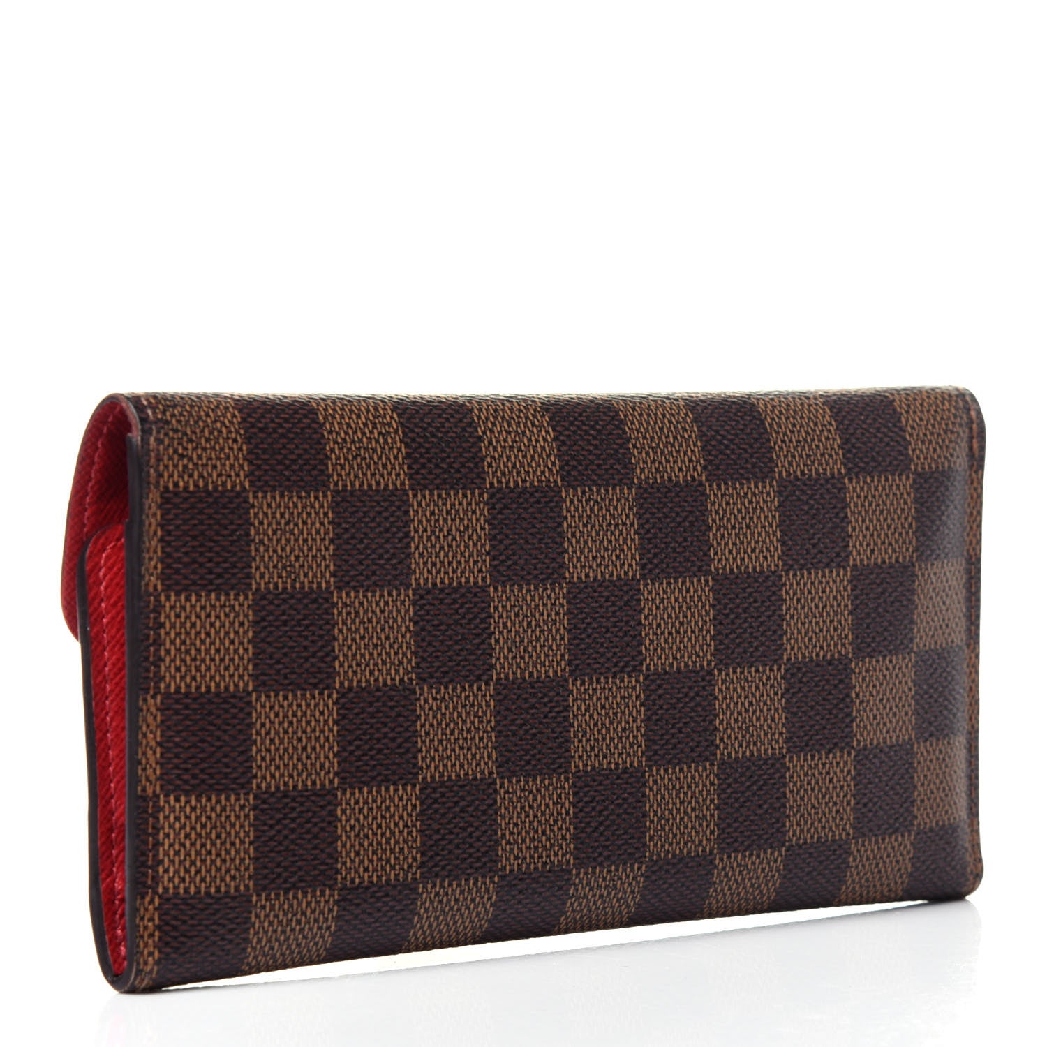 Louis Vuitton Damier Ebene Josephine Wallet Red 4 of 14
