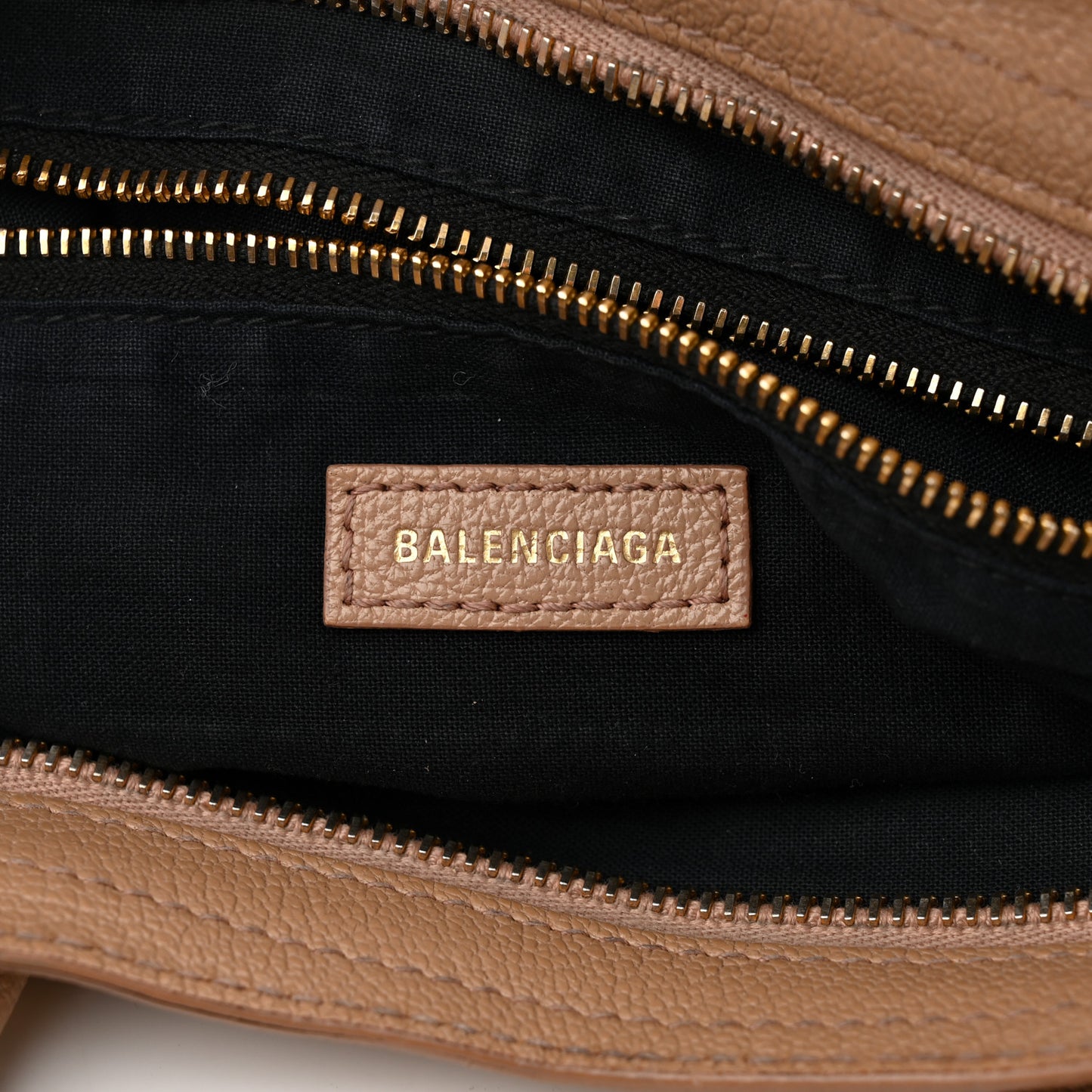 Chevre Gold Metallic Edge Hardware S City Rose Des Sables
