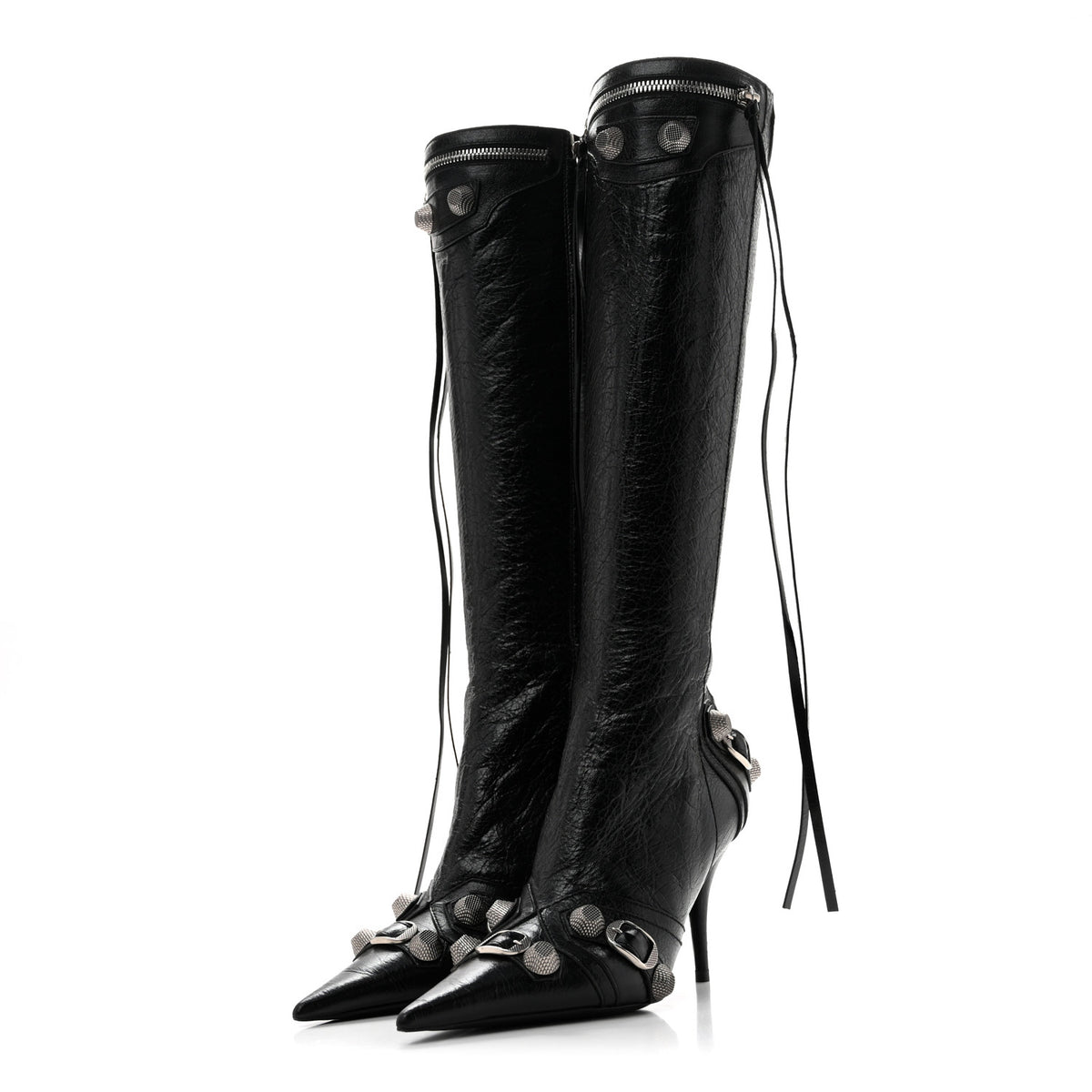 Agneau Arena Spike Spiked Cagole 90mm Boots 35 Black