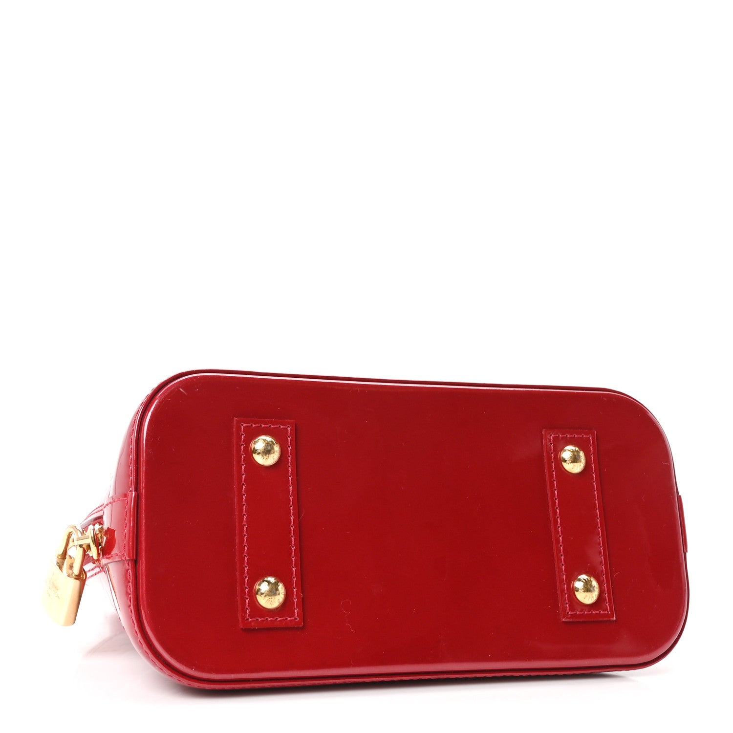 Louis Vuitton Vernis Alma BB Pomme D'Amour 4 of 9
