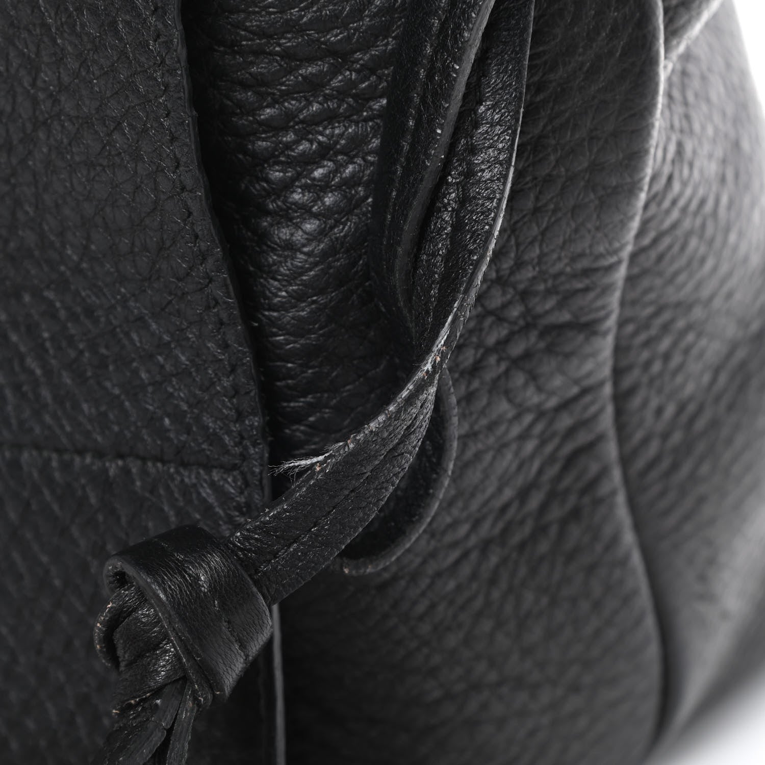 Prada Cervo Flap Shoulder Bag Black 17 of 18