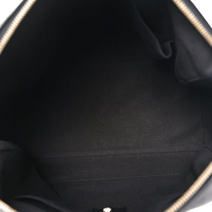 Versace Grained Calfskin Palazzo Duffle Bag Black 5 of 9