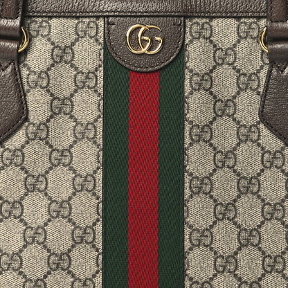 Gucci GG Supreme Monogram Medium Ophidia Shopping Tote Brown 8 of 10