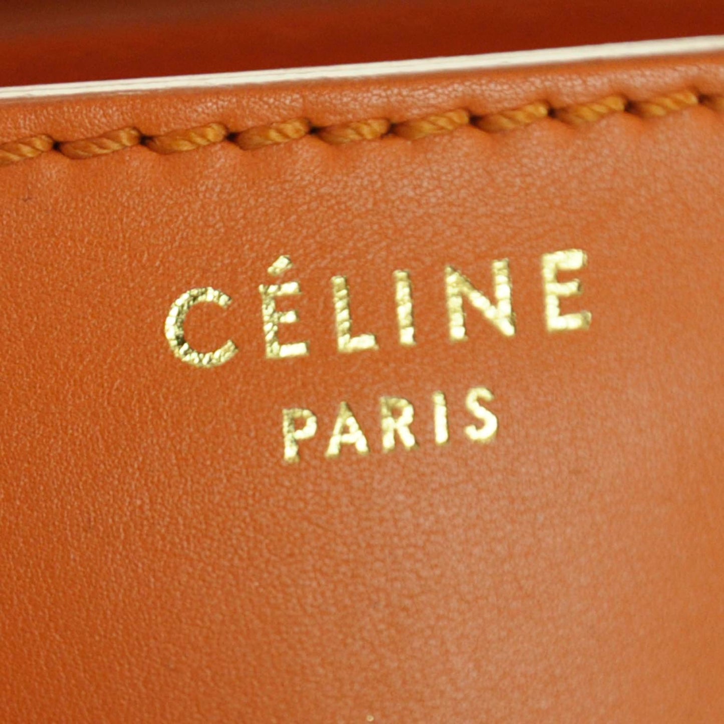 Smooth Calfskin Mini Luggage Orange