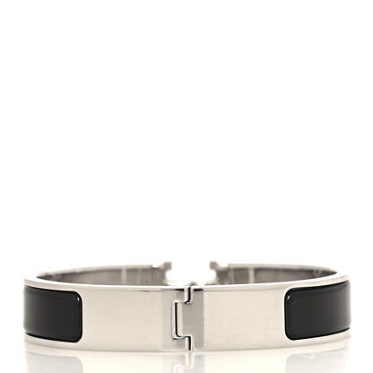 Hermes Enamel Narrow Clic Clac H Bracelet PM Black 3 of 4