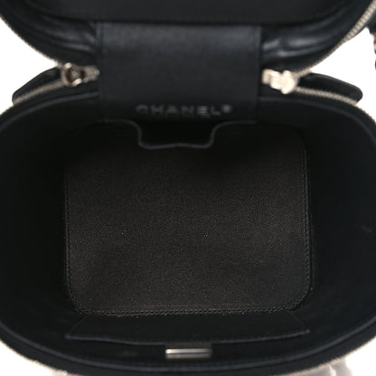 Chanel Caviar Quilted Small Top Handle Vanity Case With Chain Black 5 of 9