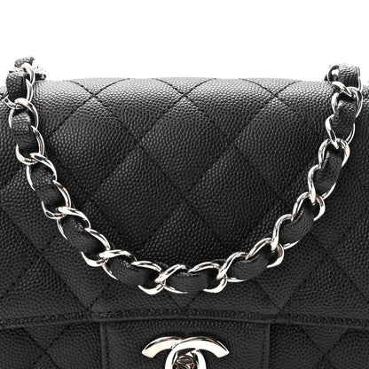 Chanel Caviar Quilted Mini Rectangular Flap Black 8 of 10