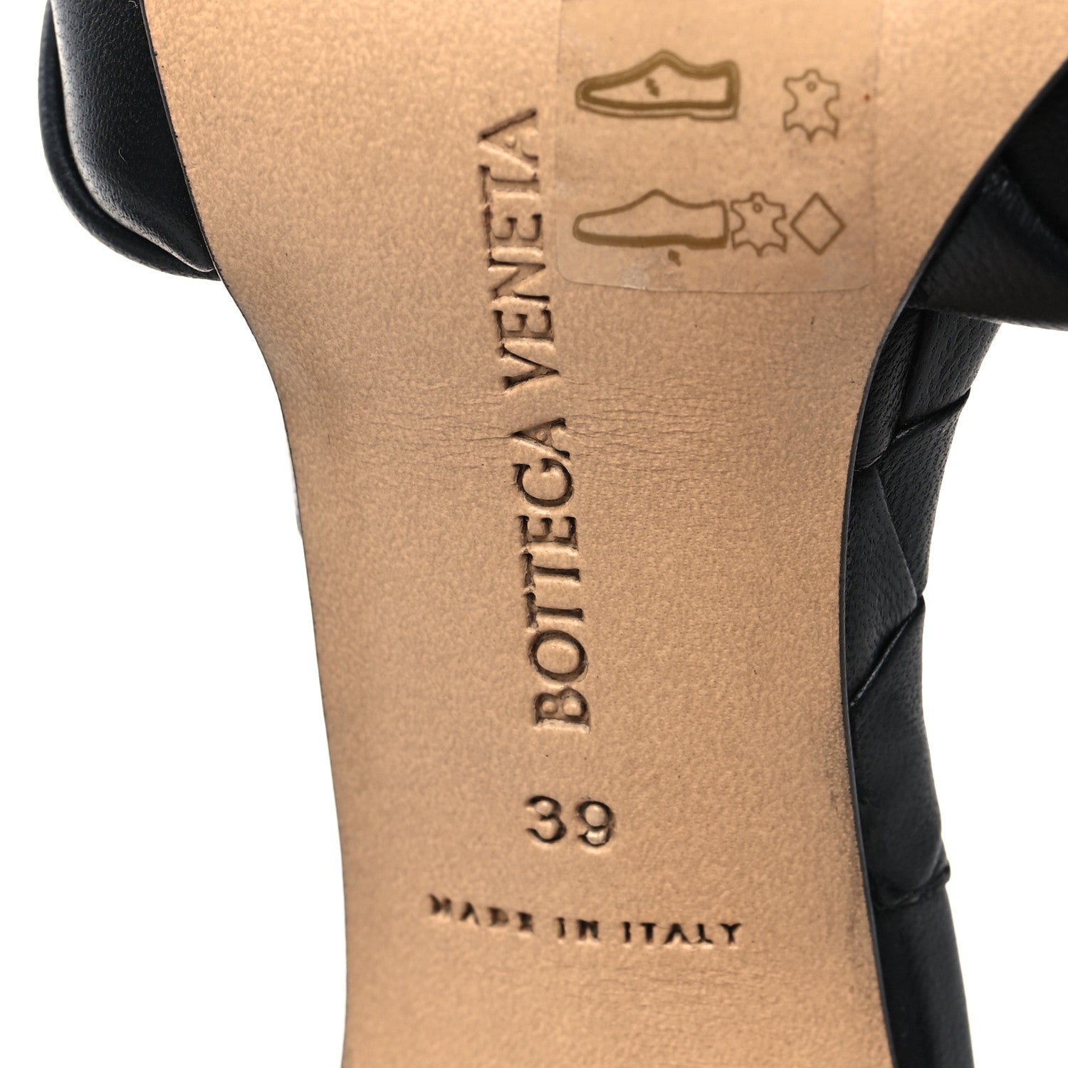 Bottega Veneta Nappa Maxi Intrecciato Lido Mule Sandals 39 Black 6 of 8
