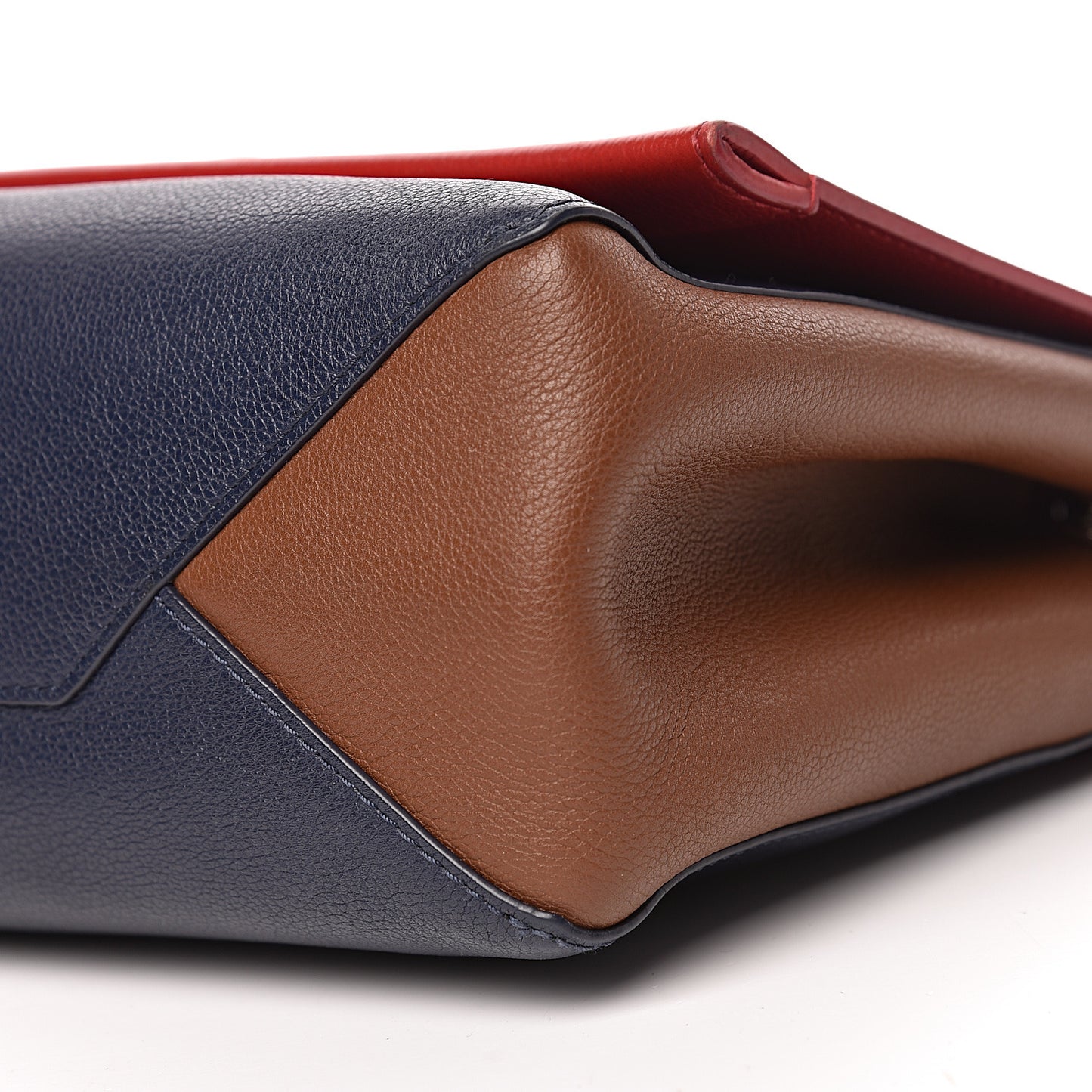 Calfskin Lockme II Top Handle Rubis Marine