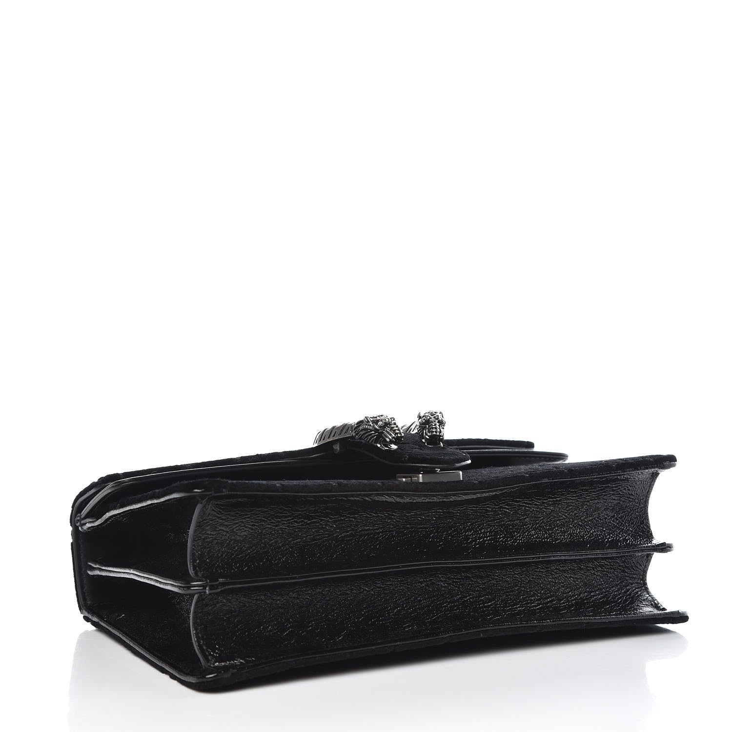 Gucci Velvet GG Monogram Small Dionysus Shoulder Bag Black 4 of 7