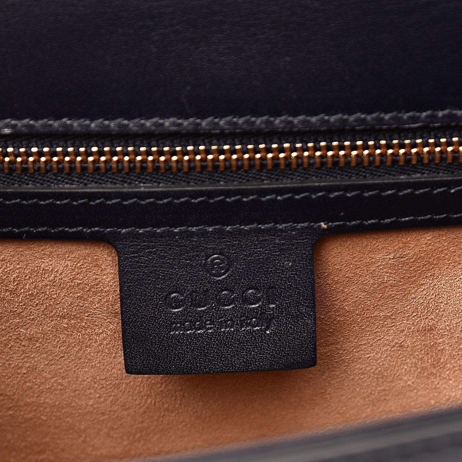 Gucci Calfskin Small Sylvie Shoulder Bag Black 5 of 12