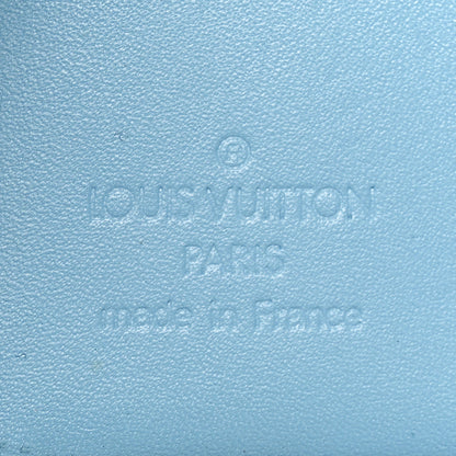 Louis Vuitton Vernis Zippy Coin Purse Baby Blue 6 of 9