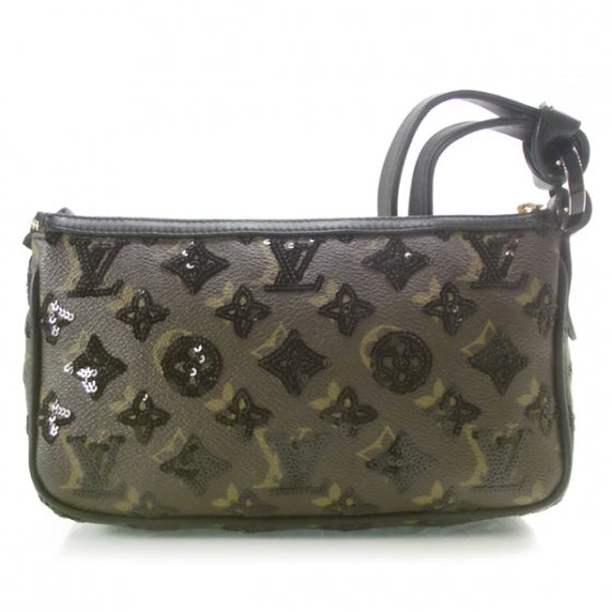 Monogram Sequins Eclipse Pochette Noir