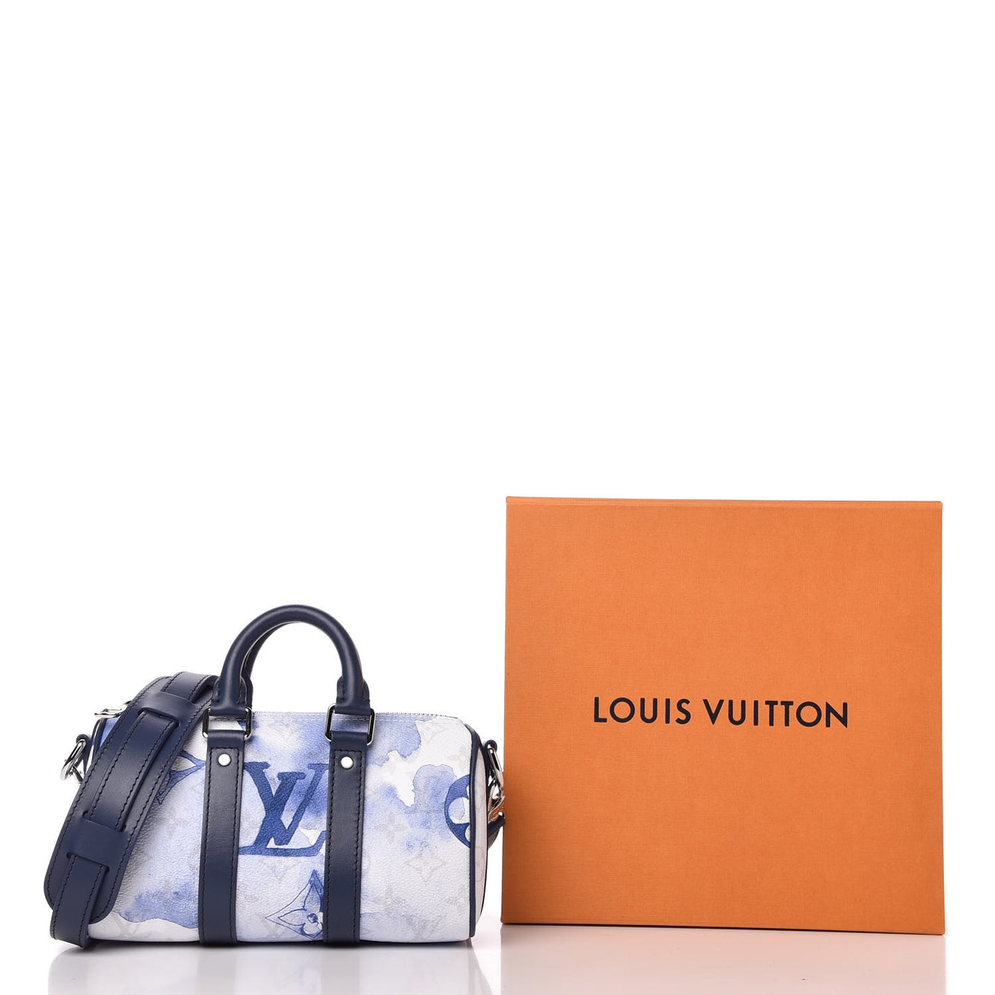 Monogram Watercolor Keepall XS Blue