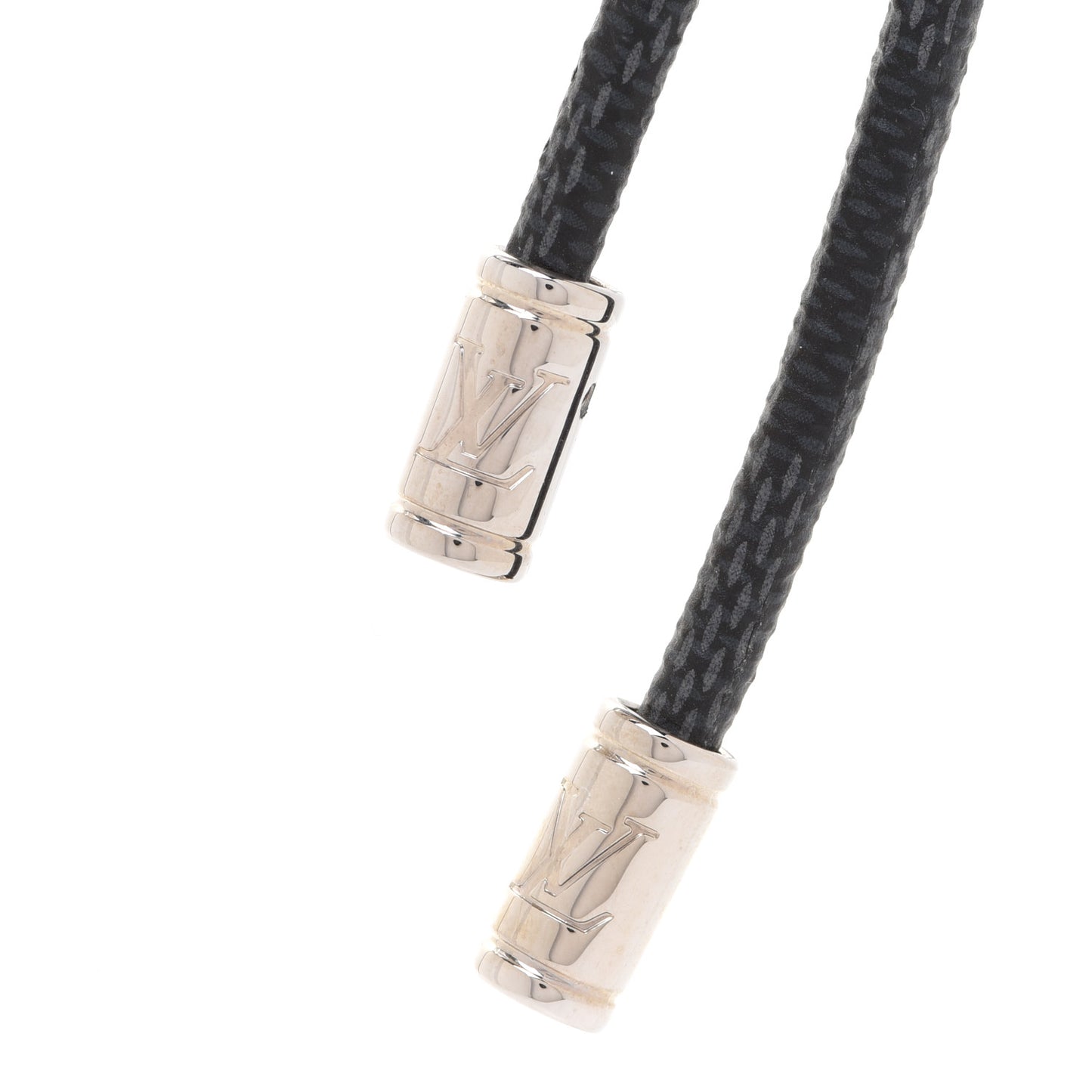 Palladium Damier Graphite Rope Bag Charm Key Holder