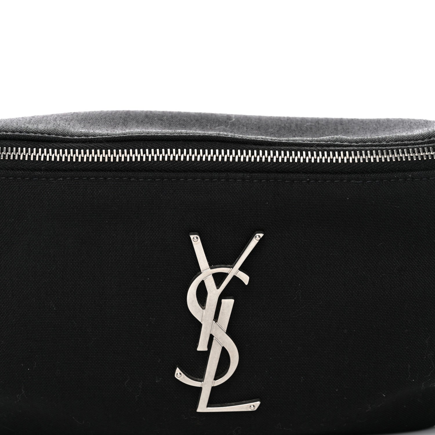 Saint Laurent Canvas Monogram Belt Bag Black 7 of 10