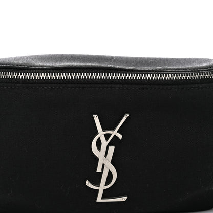 Saint Laurent Canvas Monogram Belt Bag Black 7 of 10