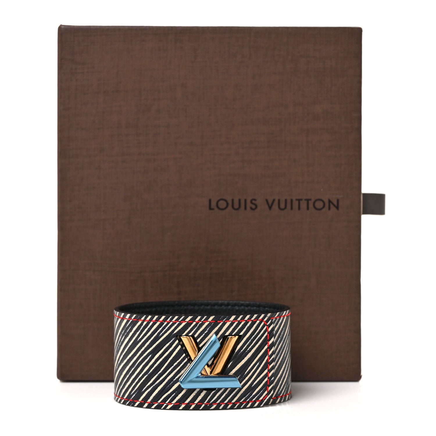 Louis Vuitton Epi Twist It Cuff Bracelet Denim Dark 5 of 5