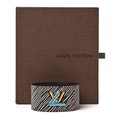 Louis Vuitton Epi Twist It Cuff Bracelet Denim Dark 5 of 5