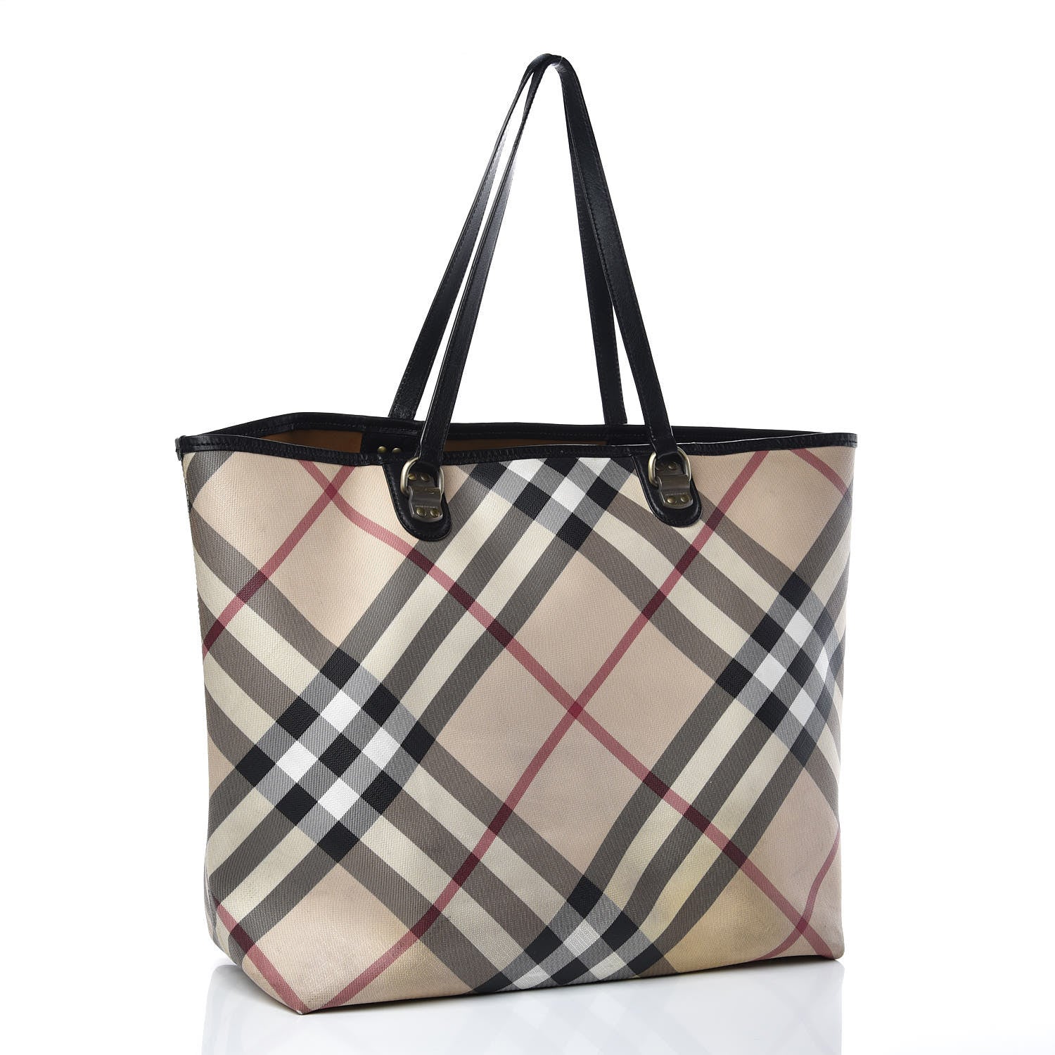 Burberry Supernova Check Tote Black 3 of 16