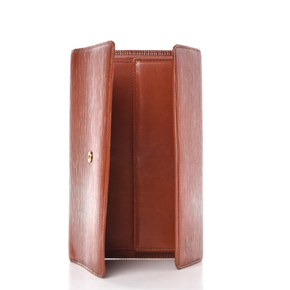 Louis Vuitton Epi Porte Tresor International Wallet Kenyan Fawn 5 of 15