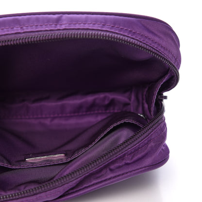 Prada Tessuto Nylon Saffiano Cosmetic Pouch Ciclamino 4 of 8