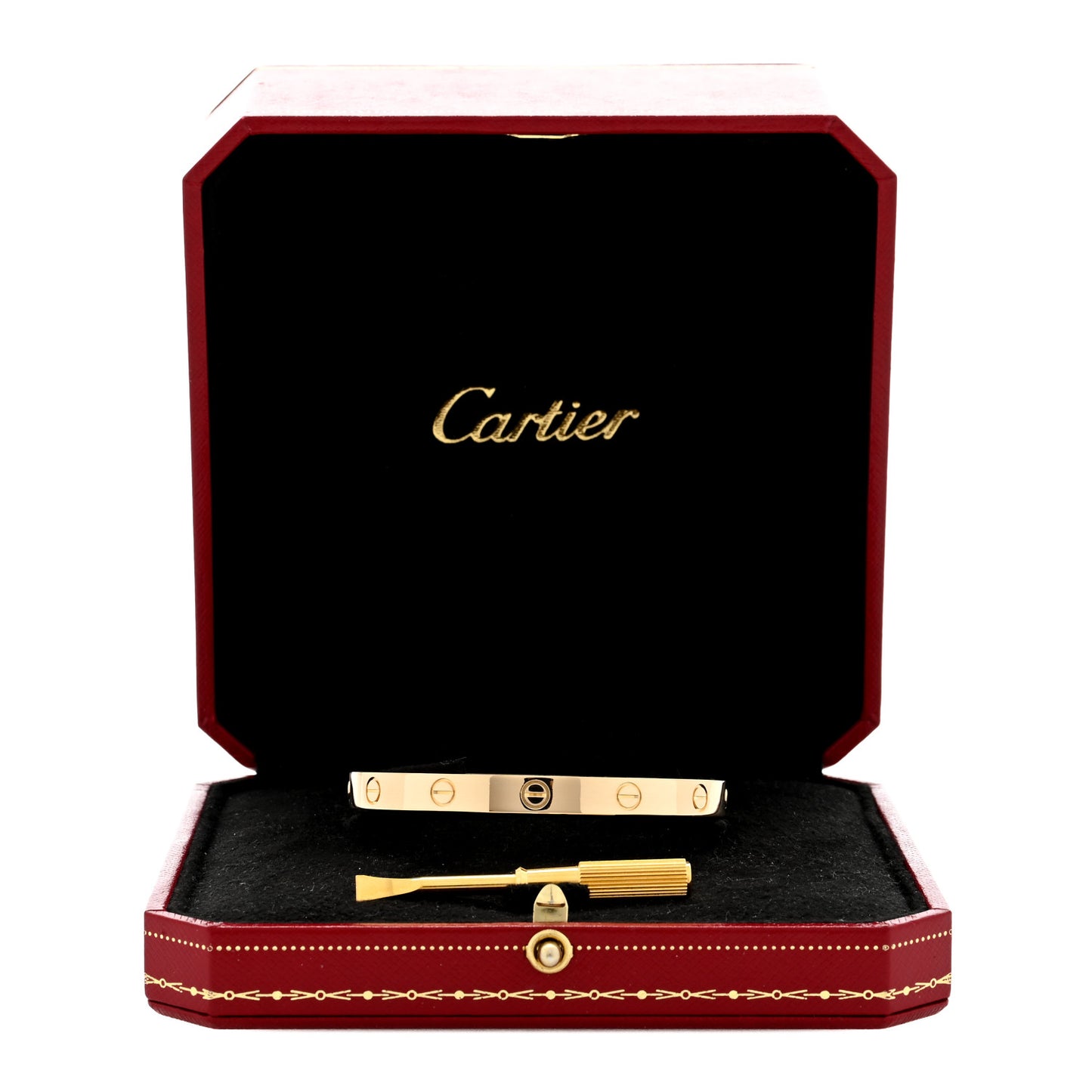 18K Yellow Gold LOVE Bracelet 17